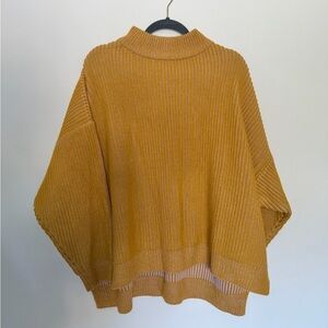 Topshop Oversized Mock Neck Sweater - L